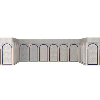 Mosaic House Moroccan tile T&M Library Plaster plaster 